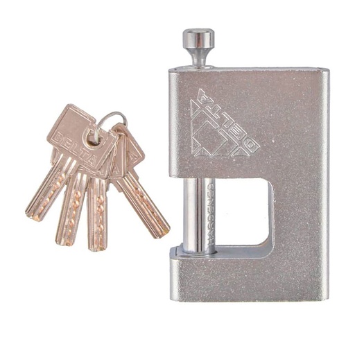 [75796] قفل کتابی دلتا 98 میلیمتری روکش فولاد مدل A1000-98