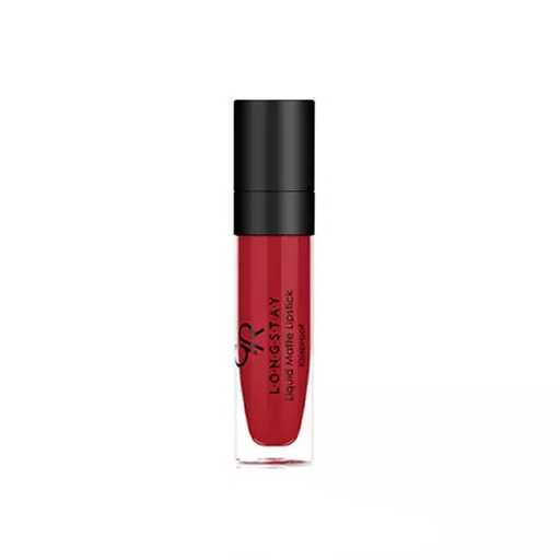 [77958] رژ لب مایع مات گلدن رز مدل Long Stay شماره 12