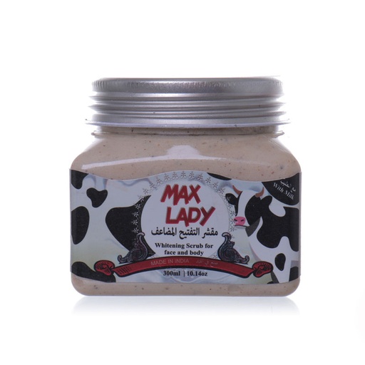اسکراب صورت و بدن مکس لیدی مدل شیر گاو حجم ۳۰۰ میل