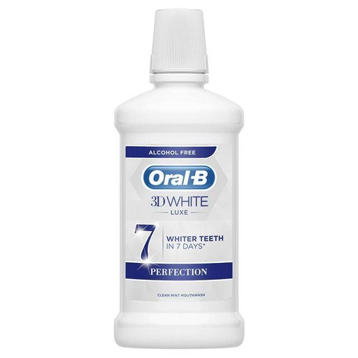 [80541] دهان شویه اورال-بی مدل 3D White حجم500میل