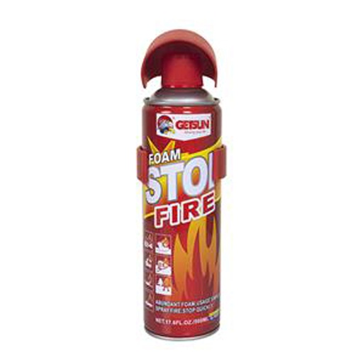 اسپری ضد حریق گتسان مدل FOAM STOP FIRE حجم 500 میلی لیتر