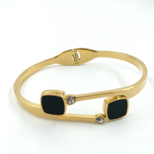 دستبند النگویی زنانه استیل کد W-br-55