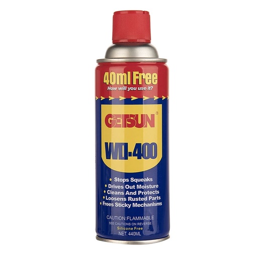 [89163] اسپری روان کننده و زنگ بر گتسان مدل WD-400 حجم 440 میلی لیتر
