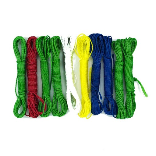 طناب بسته بندی قشم بافت مدل T3mm طول 10 متر مجموعه 10 عددی