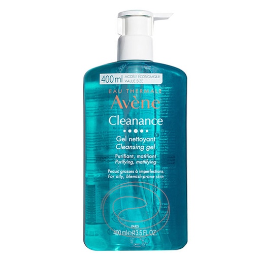 [92468] ژل‌شستشو اون-Avene مدل Cleanance پوست‌چرب و جوش‌دار  400میل