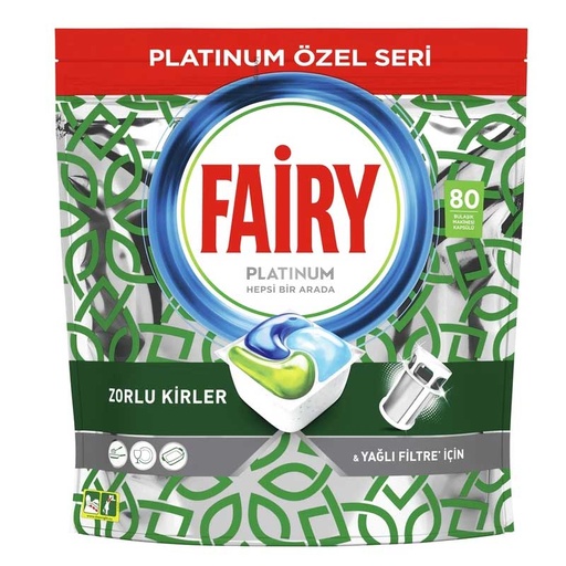 [105755] قرص ماشین ظرفشویی فیری مدل Platinum Ozel بسته 80 عددی