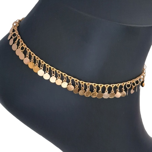 پابند زنانه استیل مدل دایره کد W-an-39