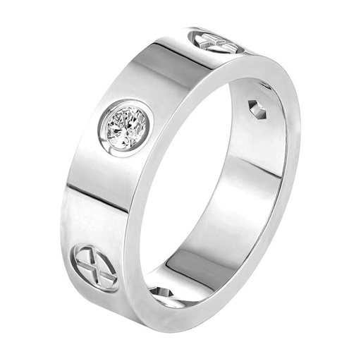 حلقه کارتیر نگین دار کد rg-m-55