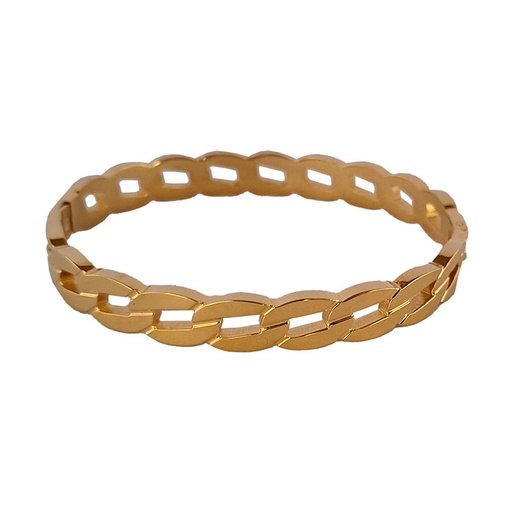 دستبند النگویی استیل مدل کارتیر سایز 1 کد w-br-83