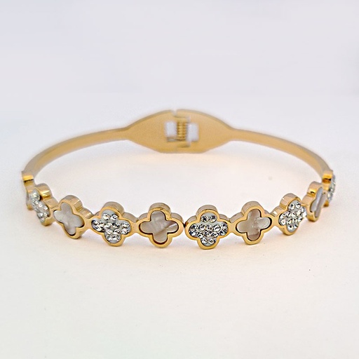 دستبند النگویی زنانه استیل کد w-br-103