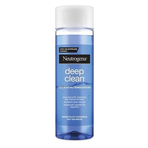 [660783] محلول پاک کننده آرایش چشم نوتروژینا مدل Deep Cleaner حجم 125 میلی لیتر