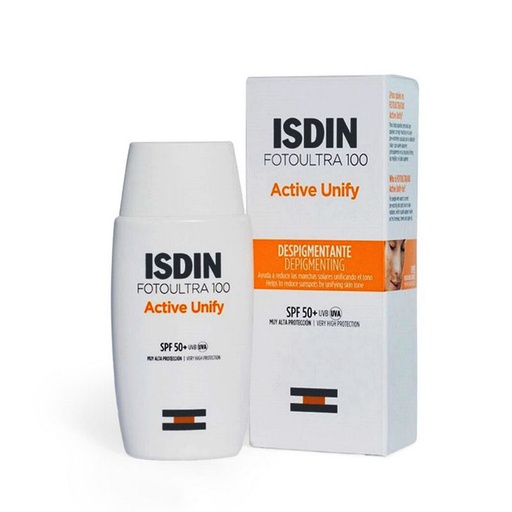[671092] ضد آفتاب و ضدلک ایزدین SPF50 مدل Active Unify انواع‌پوست 50میل 