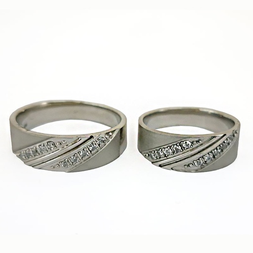 حلقه ست زنانه و مردانه استیل کد r-gm-63