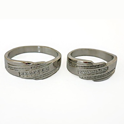 حلقه ست زنانه و مردانه استیل کد r-gm-67