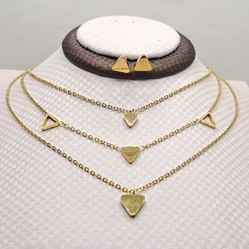 نیم ست استیل سه‌ ردیفه کد w-se-274