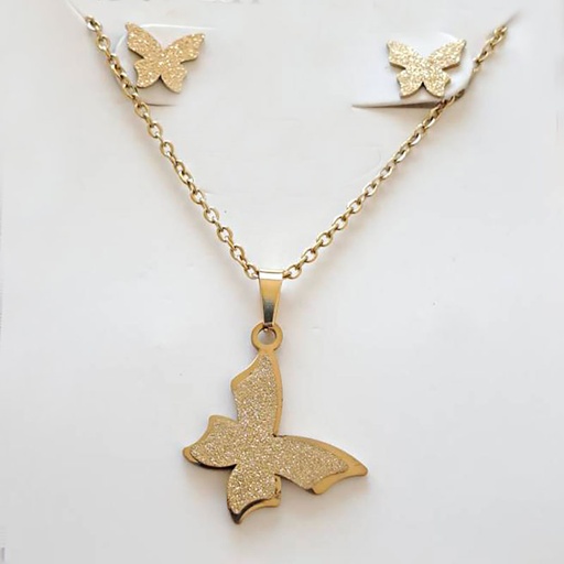 نیم ست استیل مدل پروانه کد w-se-315