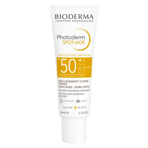 [671454] ژل کرم ضد آفتاب بی‌رنگ Photoderm Spot Age SPF50 بایودرما 40ml