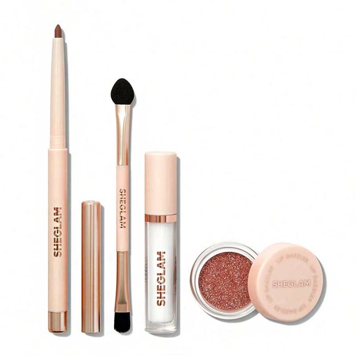 [671470] کیت مخصوص لب شیگلم گلیتر مدل Lip Dazzler رنگ Center Stage مجموعه 4 عددی