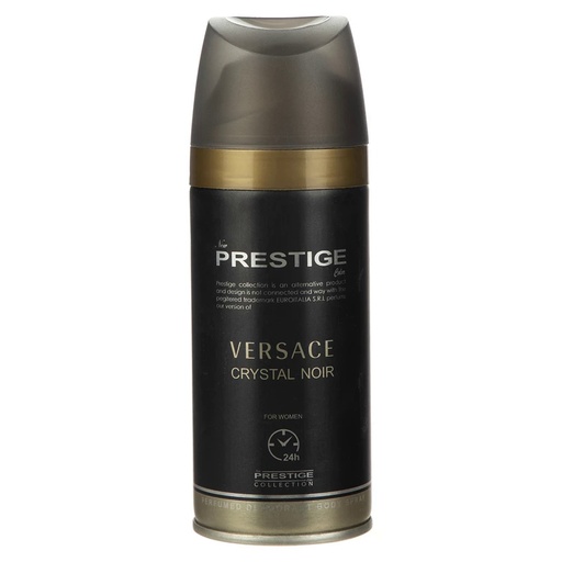 [660977] اسپری پرستیژ مدل Versace Crystal Noir زنانه حجم 150 میل 