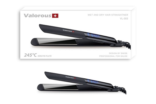 اتو موی حرفه ای والوروس valorous سری Swiss مدل VL-303