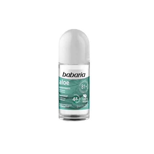 [668371] مام رول ضدتعریق آلوئه ورا باباریا ۵۰میل / BABARIA Aloe Deodorant 48H 
