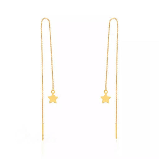 گوشواره بخیه ای مدل ستاره کد w-er-067