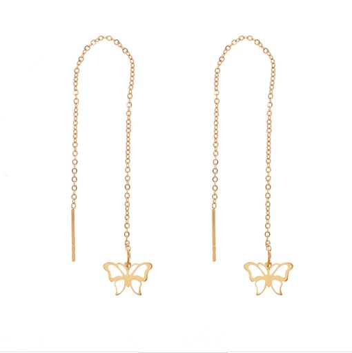 گوشواره بخیه ای مدل پروانه کد w-er-037