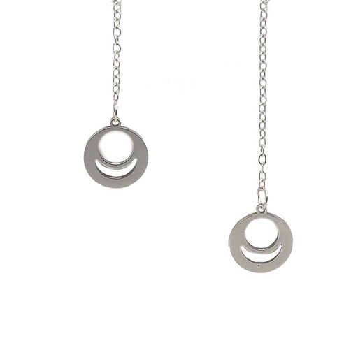 گوشواره بخیه ای مدل دایره کد w-er-031