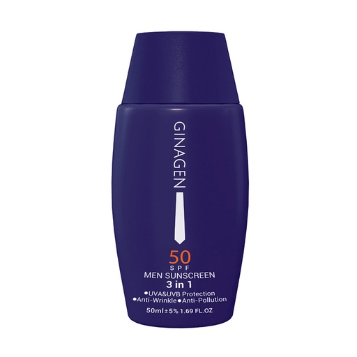 [190173] کرم ضد آفتاب بی رنگ ژیناژن SPF 50 مدل 3in1 ‌مناسب برای انواع پوست حجم 50 میل