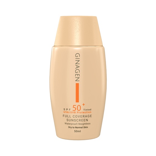 [190174] کرم ضدآفتاب رنگی ژیناژن SPF50 مناسب پوست خشک و معمولی حجم 50 میل-شماره 01