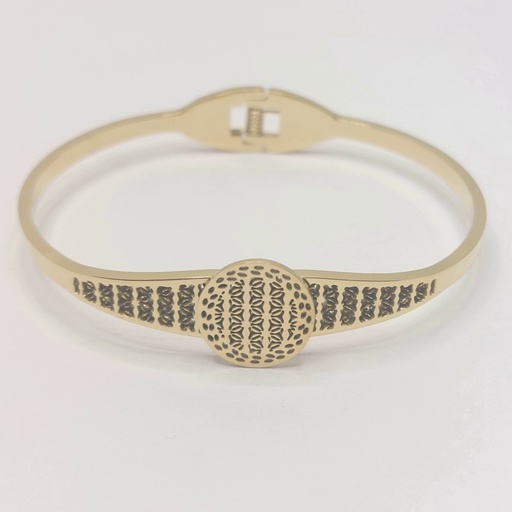 دستبند النگویی استیل کد w-br-04