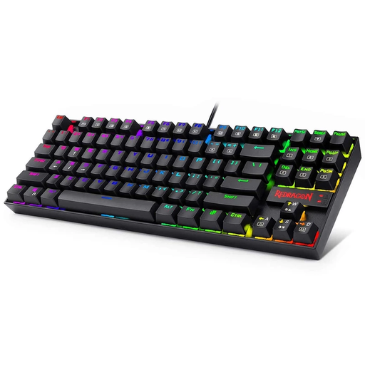 [750012]  کیبورد گیمینگ ردراگون مدل K552 RGB، سوییچ مکانیکال آبی، Tenkeyless، نورپردازی RGB