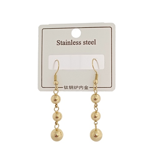 گوشواره اویزدار مدل گوی کد w-er-079