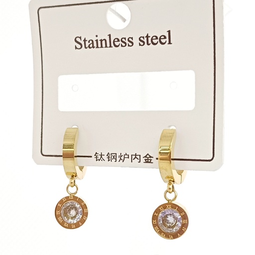 گوشواره اویزدار مدل بولگاری کد w-er-076