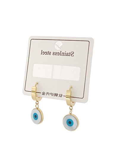 گوشواره اویزدار مدل چشم نظر کدw-er-077