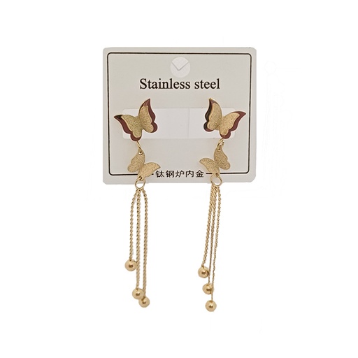 گوشواره اویزدار مدل پروانه کد-w-er-092