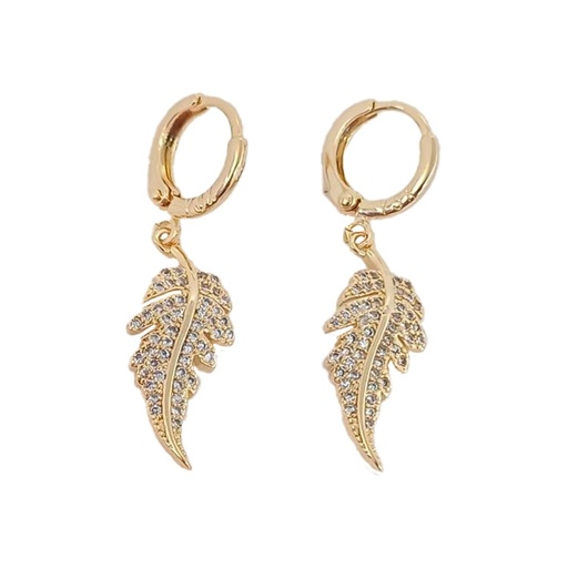 گوشواره اویزدار مدل پر کد w-er-163