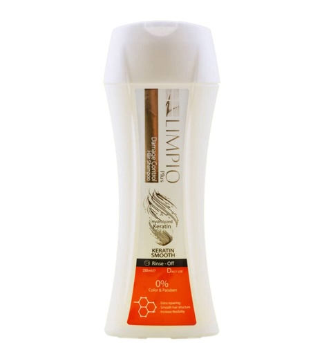 شامپو مو لیمپیو مدل کراتین مناسب موهای خشک و آسیب دیده حجم 250 میل