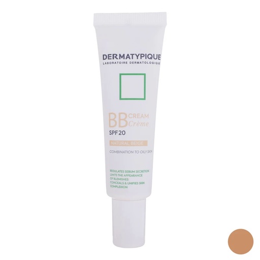 کرم پودر BB درماتیپیک مدل SPF20 مناسب پوست های چرب حجم 30 میل
