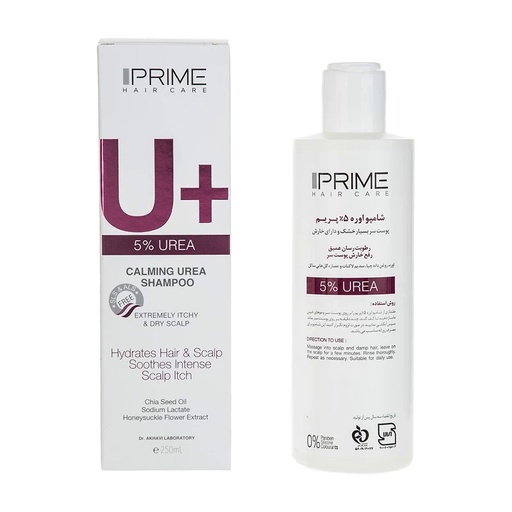 شامپو رطوبت‌رسان عمیق و رفع خارش پوست سر پرایم ، پوست سر بسیار خشک 250 میل 