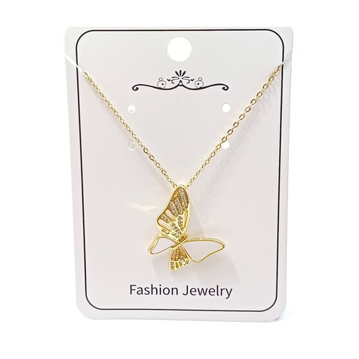 پلاک و زنجیر مدل پروانه کد ne-w-11