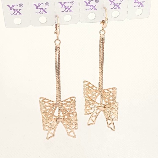 [190455] گوشواره اویزدار طرح پاپیون کد w-er-200
