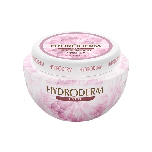 کرم کاسه‌ای مرطوب‌کننده و نرم‌کننده دست و صورت satin هیدرودرم صورتی 150میل