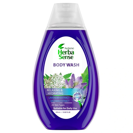 شامپو بدن آردن هرباسنس با رایحه آرامش‌بخش لوندر و والرین انواع‌پوست 400میل