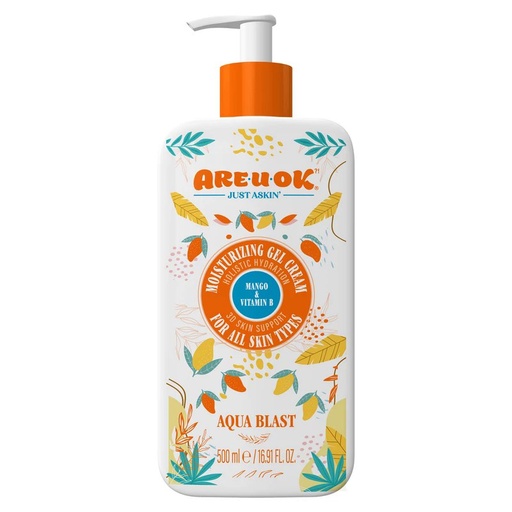 کرم ژل آبرسان پمپی انبه حاوی ویتامین B آریواُکی 500میل