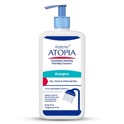 بالم شوینده بدن آردن آتوپیا التیام بخش و لایه بردار پوست مدلEczopro پوست خشک‌واگزمایی 500میل