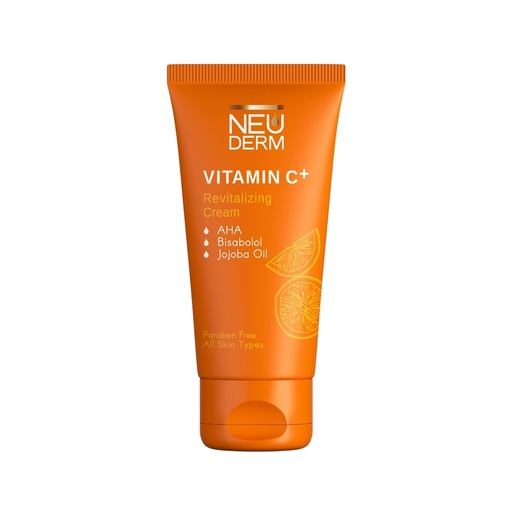 کرم جوان کننده ویتامین C پلاس نئودرم مناسب انواع‌پوست 50میل