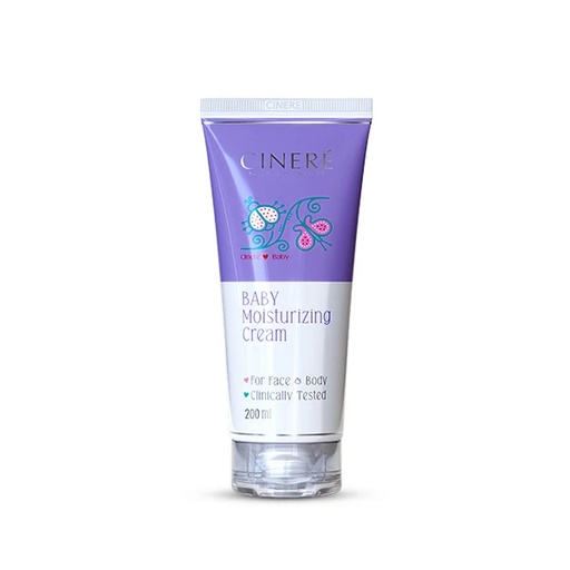 کرم مرطوب کننده کودک سینره مناسب صورت و بدن 200میل