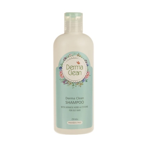 شامپو موهای چرب درماکلین حاوی عصاره گیاهان ژاپنی و سیستئین 250میل