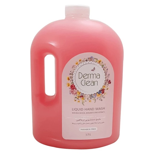 مایع دستشویی درماکلین مدل برگاموت و وینکا 3.75 لیتر